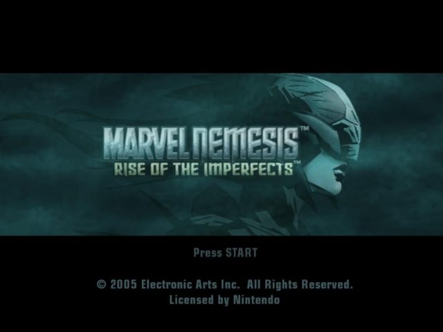 Marvel Nemesis: Rise of the Imperfects title screen image #1 