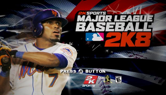 Major League Baseball 2K8 title screen image #1 