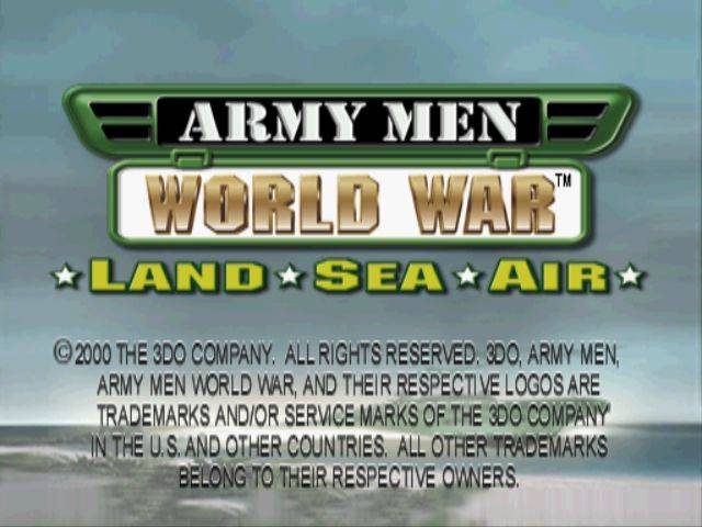 Army Men: World War  title screen image #1 