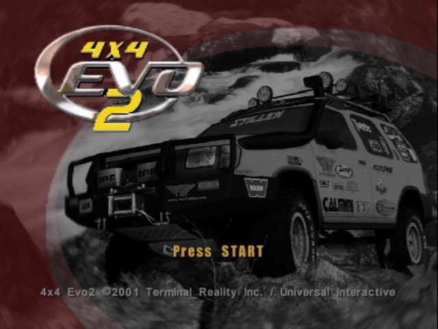 4x4 EVO 2  title screen image #1 