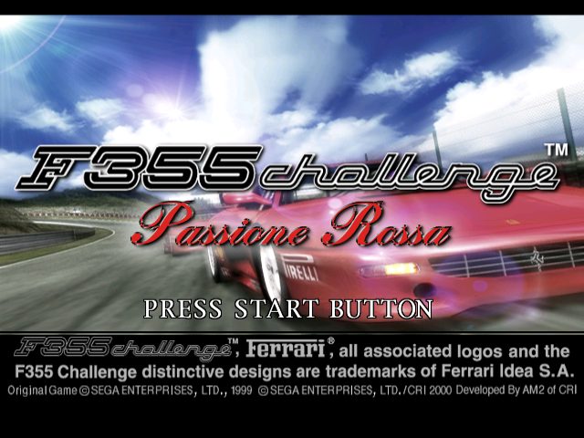 F355 Challenge - Passione Rossa  title screen image #1 