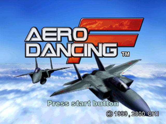 Aero Dancing F  title screen image #1 