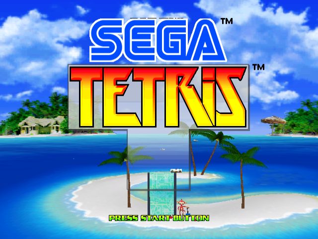 Sega Tetris title screen image #1 
