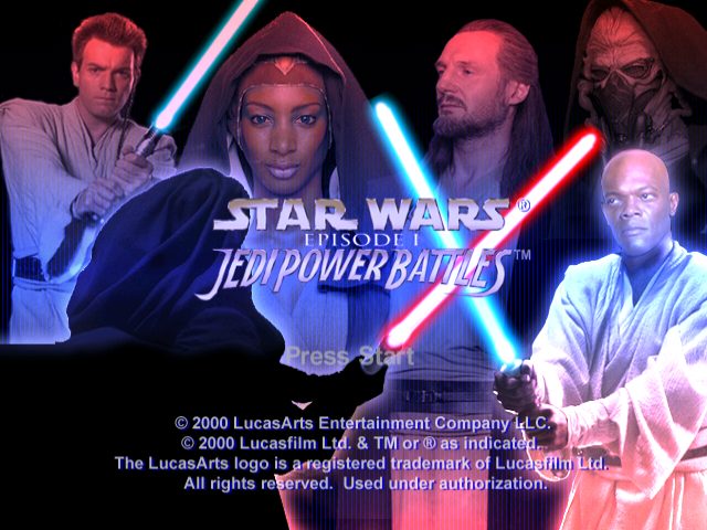 Star Wars Episode I: Jedi Power Battles title screen image #1 