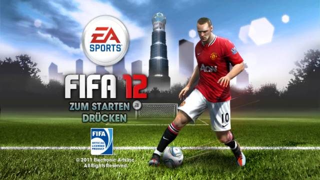 FIFA Soccer 12  title screen image #1 