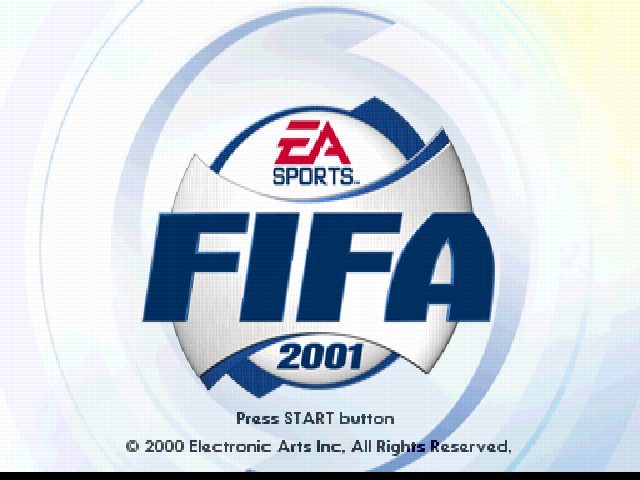 FIFA 2001  title screen image #1 