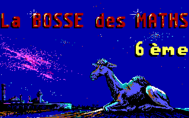 La Bosse des Maths 6ème title screen image #1 