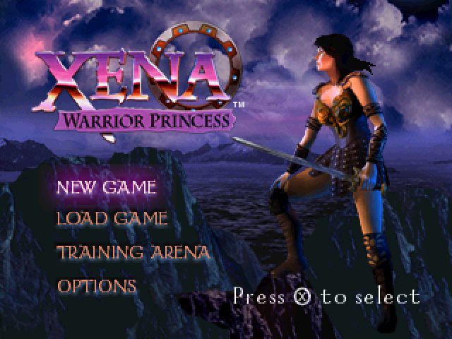 Xena: Warrior Princess title screen image #1 