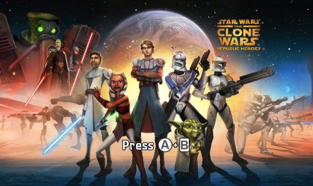 Star Wars The Clone Wars: Republic Heroes  title screen image #1 