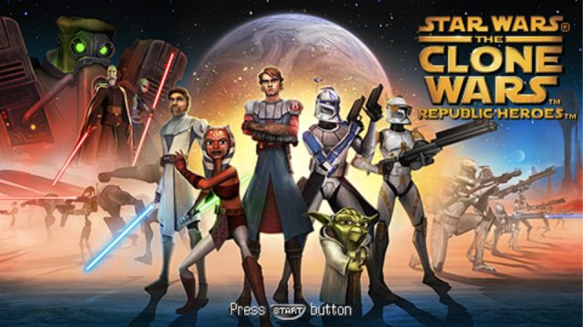 Star Wars The Clone Wars: Republic Heroes  title screen image #1 