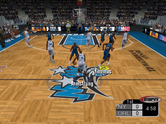 NBA 2K3 in-game screen image #1 