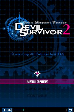 Shin Megami Tensei: Devil Survivor 2  title screen image #1 