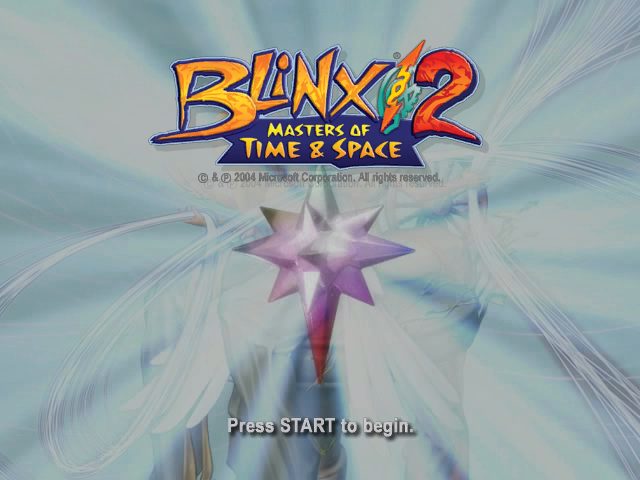 Blinx 2: Masters of Time and Space  title screen image #1 