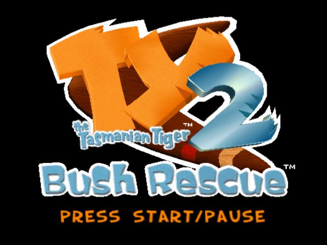 Ty the Tasmanian Tiger 2: Bush Rescue title screen image #2 