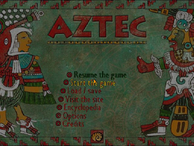 Aztec: The Curse in the Heart of the City of Gold  title screen image #1 