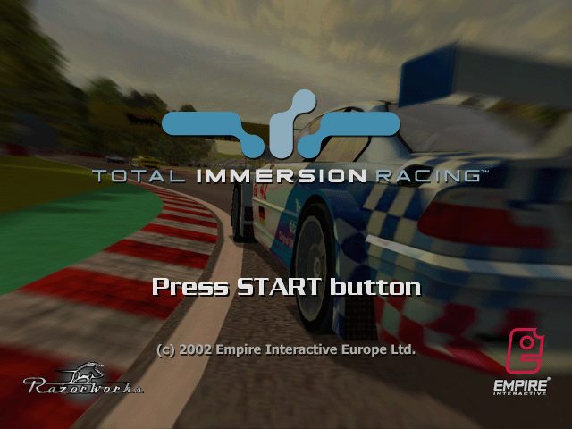 Total Immersion Racing title screen image #1 