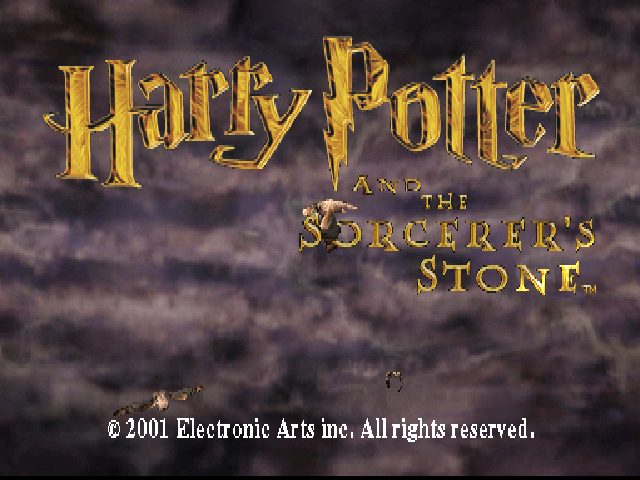 Harry Potter and the Philosopher's Stone  title screen image #1 