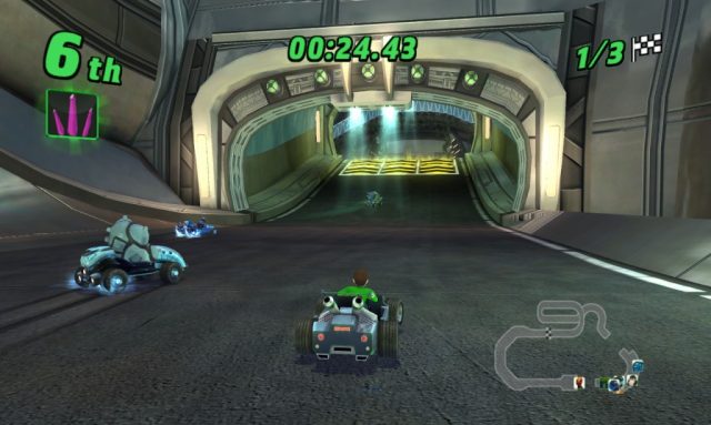 Ben 10: Galactic Racing in-game screen image #1 