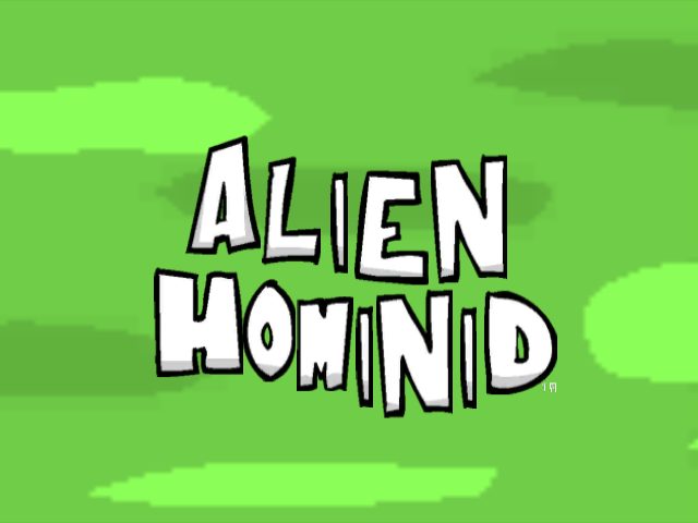 Alien Hominid title screen image #1 