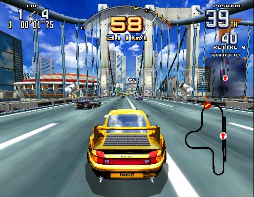 Scud Race in-game screen image #1 