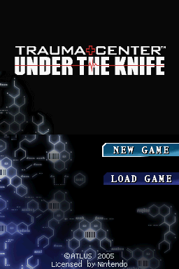 Trauma Center: Under the Knife  title screen image #1 