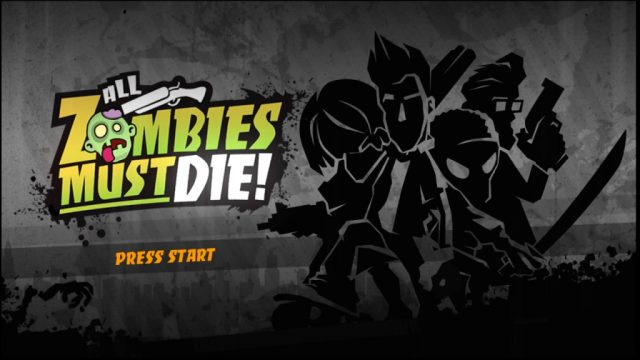 All Zombies Must Die! title screen image #1 
