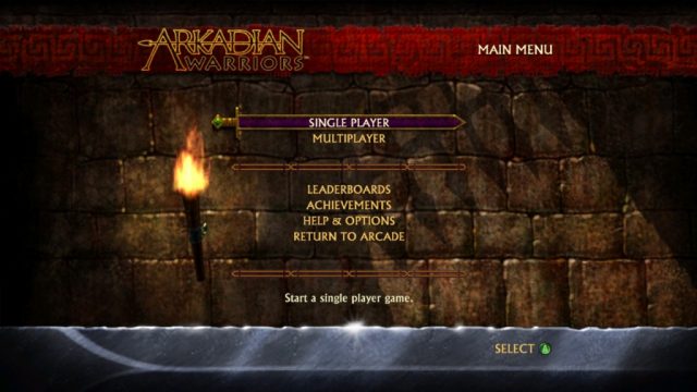 Arkadian Warriors title screen image #1 