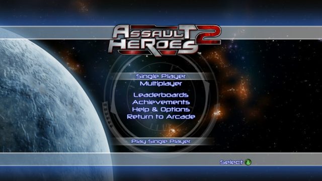 Assault Heroes 2 title screen image #1 