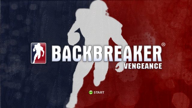 Backbreaker: Vengeance title screen image #1 