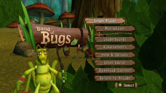 Band of Bugs  title screen image #1 