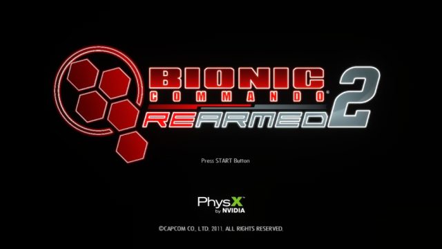 Bionic Commando Rearmed 2  title screen image #1 