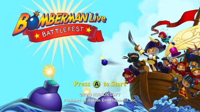 Bomberman Live: Battlefest  title screen image #1 