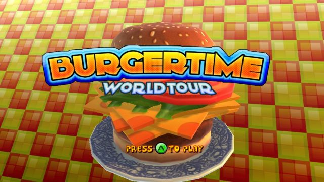 BurgerTime World Tour title screen image #1 