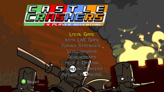Castle Crashers title screen image #1 