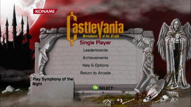 Castlevania: Symphony of the Night  title screen image #1 