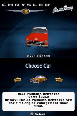 Chrysler Classic Racing title screen image #1 