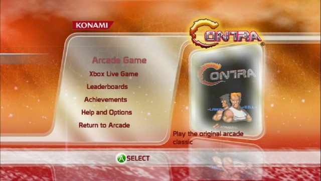 Contra title screen image #1 