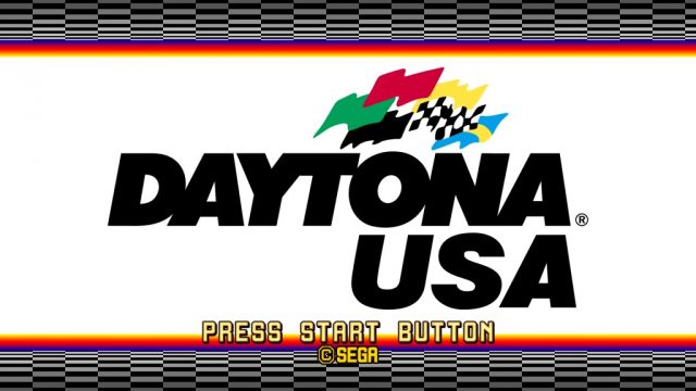 Daytona USA title screen image #1 