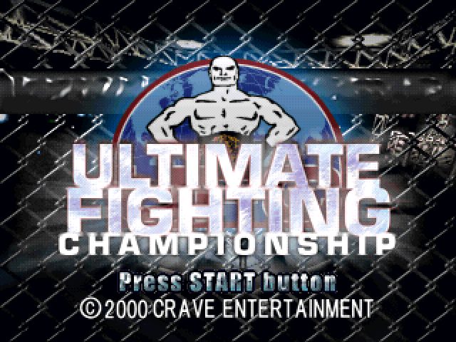 Ultimate Fighting Championship title screen image #1 