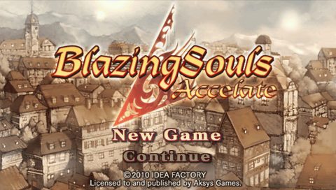 Blazing Souls: Accelate  title screen image #1 