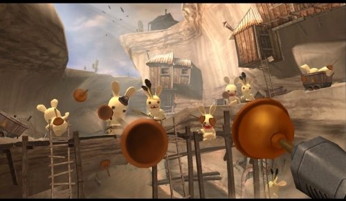 Rayman Raving Rabbids in-game screen image #5 