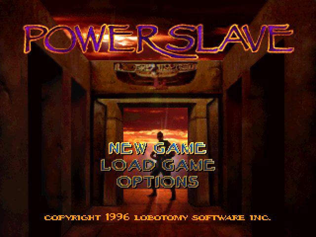 PowerSlave  title screen image #1 