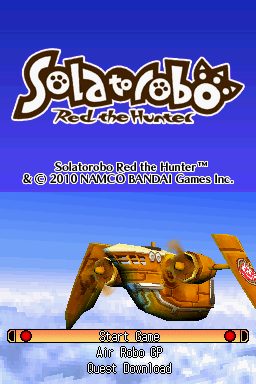 Solatorobo: Red the Hunter  title screen image #1 