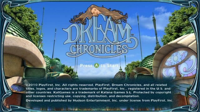 Dream Chronicles title screen image #1 