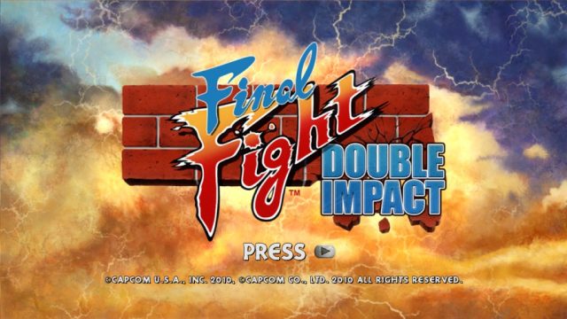 Final Fight: Double Impact title screen image #1 