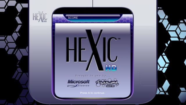 Hexic HD title screen image #1 