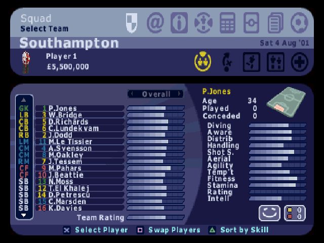 LMA Manager 2002  in-game screen image #1 