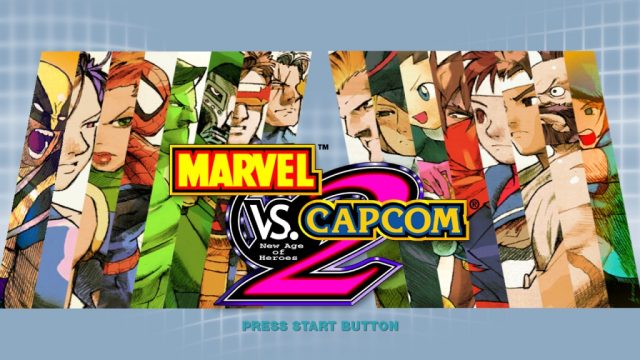 Marvel vs. Capcom 2 title screen image #1 