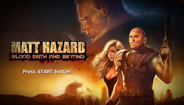 Matt Hazard: Blood Bath and Beyond  title screen image #1 
