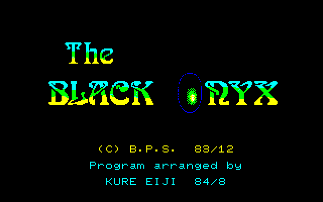 The Black Onyx title screen image #1 